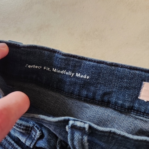 Dl1961 Marriana Hewitt Farrow Cropped High Rise Sculpted Jean's Size 28 - Picture 8 of 9